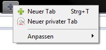 Privater Tab