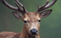 cooles-hintergrundbild-polygon-hirsch